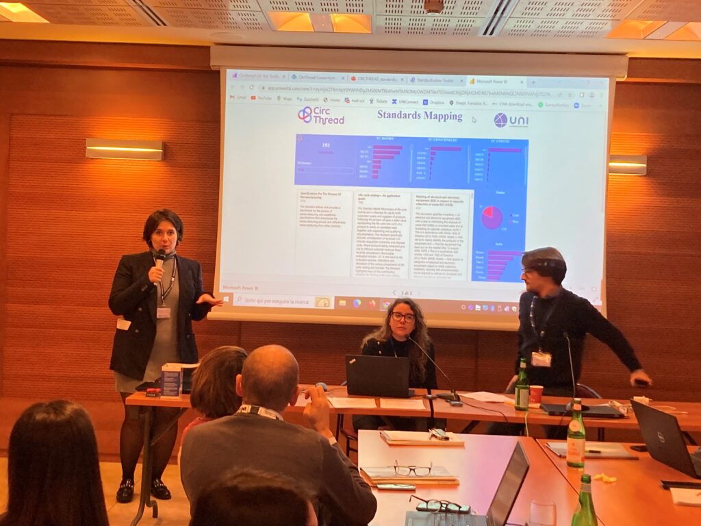 UNI partner presentation at the CircThread 3rd General Assembly in Milano